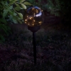 LAMPA KULA SOLARNA OGRODOWA NERIS 10cm 10 LED